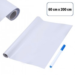 Robinanka Silinebilir Kalemli Sticker  Duvara Yapışabilen Yazı Tahtası 60x100 cm Robinanka Silinebilir Kalemli Sticker  Duvara Yapışabilen Yazı Tahtası 60x100 cm