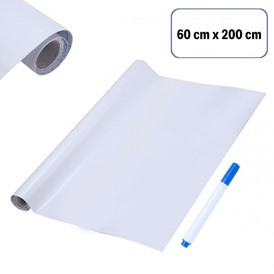 Robinanka® Silinebilir Kalemli Sticker Duvara Yapışabilen Yazı Tahtası 60x100 cm Robinanka® Silinebilir Kalemli Sticker Duvara Yapışabilen Yazı Tahtası 60x100 cm