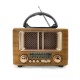 Robinanka Küçük Mini Boy Retro Ahşap Tasarım Bluetooth Hoparlörlü Radyo – FM/AM Destekli, Şarjlı ve Taşınabilir Radyo NS-8108 Robinanka Küçük Mini Boy Retro Ahşap Tasarım Bluetooth Hoparlörlü Radyo – FM/AM Destekli, Şarjlı ve Taşınabilir Radyo NS-8108