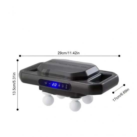 Robinanka4 Başlıklı Masaj Tabancası – 12W Derin Doku & Kas Ağrısı Giderici, 20 Seviye & 6 Mod - Siyah Robinanka4 Başlıklı Masaj Tabancası – 12W Derin Doku & Kas Ağrısı Giderici, 20 Seviye & 6 Mod - Siyah