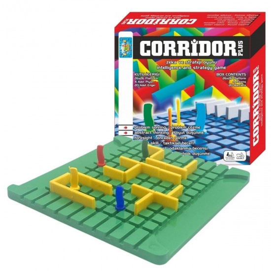Robinanka® Corridor Plus Oyun Seti Zeka ve Strateji Oyunu Koridor Oyunu Robinanka® Corridor Plus Oyun Seti Zeka ve Strateji Oyunu Koridor Oyunu