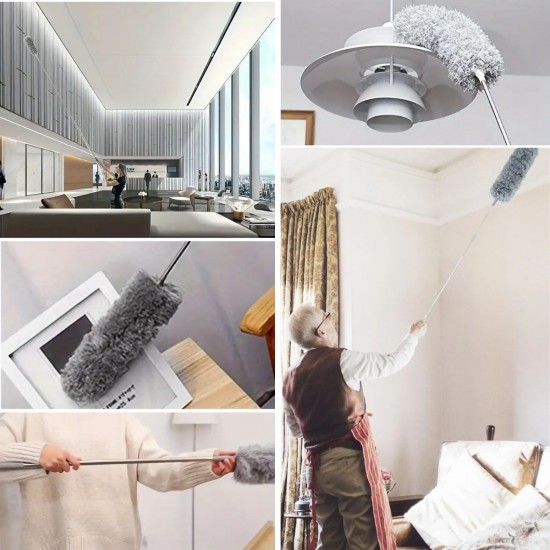 Robinanka®Teleskopik Bükülebilir Köşe Bucak Toz Alma Püskülü Dev Boy 280 cm Robinanka®Teleskopik Bükülebilir Köşe Bucak Toz Alma Püskülü Dev Boy 280 cm