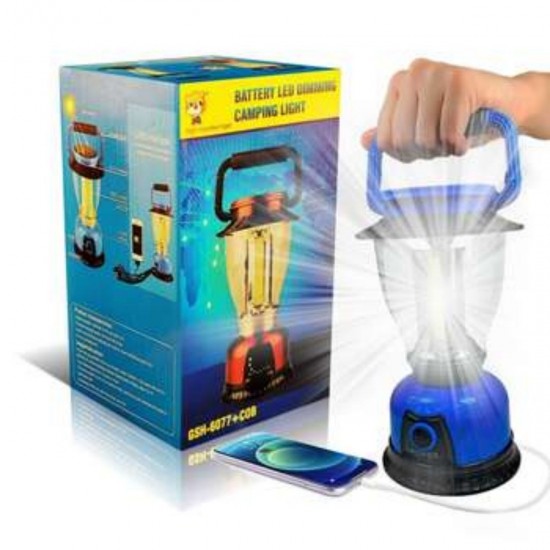 Robinanka  Ledli Kamp Lambası Pilli Ayarlı LED Işıldak Aydınlatma GSH-6077 Robinanka  Ledli Kamp Lambası Pilli Ayarlı LED Işıldak Aydınlatma GSH-6077