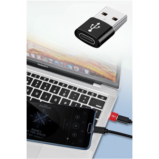 Robinanka® USB'den TYPE-C 'ye Dönüştürücü Adaptör Veri Aktarımı Sağlayıcı Şarj Data Çevirici Robinanka® USB'den TYPE-C 'ye Dönüştürücü Adaptör Veri Aktarımı Sağlayıcı Şarj Data Çevirici
