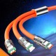 Robinanka® 3 in 1 Type-C + Micro Usb + Lightning Hızlı Şarj Kablosu Silikon Kablo 1 Metre Opp Ambalaj Robinanka® 3 in 1 Type-C + Micro Usb + Lightning Hızlı Şarj Kablosu Silikon Kablo 1 Metre Opp Ambalaj