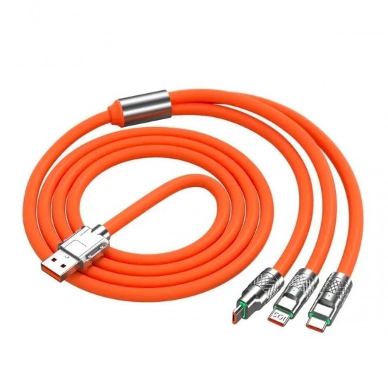 Robinanka® 3 in 1 Type-C + Micro Usb + Lightning Hızlı Şarj Kablosu Silikon Kablo 1 Metre Opp Ambalaj Robinanka® 3 in 1 Type-C + Micro Usb + Lightning Hızlı Şarj Kablosu Silikon Kablo 1 Metre Opp Ambalaj