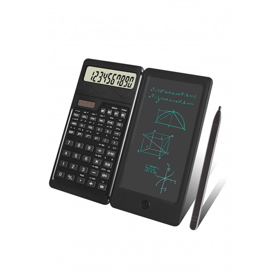 Robinanka® Silinebilir LCD Yazı Tabletli,Kalemli Katlanabilir Bilimsel Hesap Makinesi Robinanka® Silinebilir LCD Yazı Tabletli,Kalemli Katlanabilir Bilimsel Hesap Makinesi