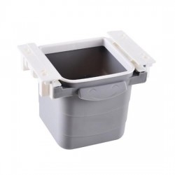 Robinanka Mini Masa Çöp Kovası Plastik Tezgah Altı Geri Çekilebilir Yapışkanlı Görünmez Bölme Pratik Robinanka Mini Masa Çöp Kovası Plastik Tezgah Altı Geri Çekilebilir Yapışkanlı Görünmez Bölme Pratik