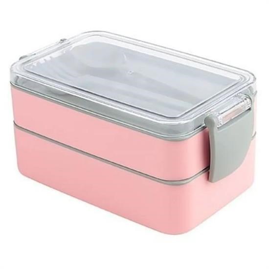 Robinanka® 2 Bölmeli Çok Amaçlı 900 ml Kapasiteli Çatal Kaşıklı Dayanıklı Beslenme Kabı Yiyecek Kutusu Robinanka® 2 Bölmeli Çok Amaçlı 900 ml Kapasiteli Çatal Kaşıklı Dayanıklı Beslenme Kabı Yiyecek Kutusu