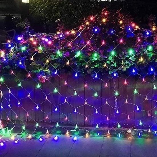 Robinanka 1x2 Metre Dekoratif File Ağ Perde 192 LED 8 Animasyonlu Farklı Işık Modu RGB Fişli Robinanka 1x2 Metre Dekoratif File Ağ Perde 192 LED 8 Animasyonlu Farklı Işık Modu RGB Fişli