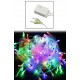 Robinanka® 10 Metre 100 Ledli 8 Fonksiyonlu Karışık Renkli RGB Led Lamba Robinanka® 10 Metre 100 Ledli 8 Fonksiyonlu Karışık Renkli RGB Led Lamba
