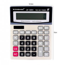 Robinanka 12 Haneli Geniş LCD Ekran, Pilli Büyük Düğmeli Hesap Makinesi Robinanka 12 Haneli Geniş LCD Ekran, Pilli Büyük Düğmeli Hesap Makinesi