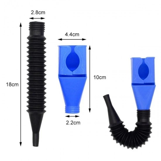 Robinanka® Araba ve Motorsikletler İçin Katlanabilir Plastik Motor Yağ Hunisi Robinanka® Araba ve Motorsikletler İçin Katlanabilir Plastik Motor Yağ Hunisi