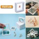 Robinanka® 11x11cm Standlı 3D Takı Ziynet Hatıra Koleksiyon Saklama Kutusu Şeffaf Film Çerçevesi Robinanka® 11x11cm Standlı 3D Takı Ziynet Hatıra Koleksiyon Saklama Kutusu Şeffaf Film Çerçevesi