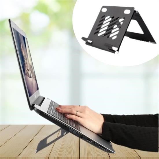 Robinanka® Ayarlanabilir Metal Dizüstü Destek Tabanı Katlanabilir Taşınabilir Laptop Sehpası Standı Robinanka® Ayarlanabilir Metal Dizüstü Destek Tabanı Katlanabilir Taşınabilir Laptop Sehpası Standı