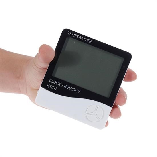 Robinanka® İç ve Dış Ortam Sıcaklığını Ölçebilen LCD Ekran Saat Göstergeli Alarmlı Nem Ölçer Termometre Robinanka® İç ve Dış Ortam Sıcaklığını Ölçebilen LCD Ekran Saat Göstergeli Alarmlı Nem Ölçer Termometre