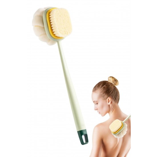 Robinanka® 2'si 1 Arada Çift Taraflı Uzun Saplı Fırçalı Banyo Vücut Sırt Fırçası Banyo Lifi Robinanka® 2'si 1 Arada Çift Taraflı Uzun Saplı Fırçalı Banyo Vücut Sırt Fırçası Banyo Lifi