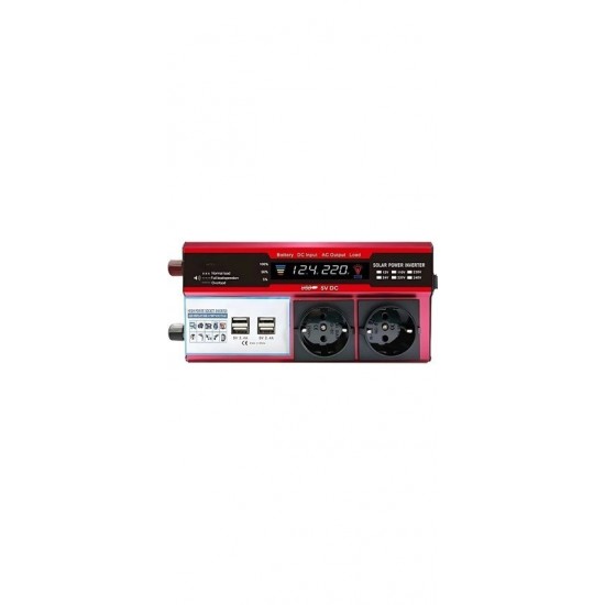 Robinanka® 12v 2000w Modifiye Sinüs İnverter Araç Ve Güneş Enerjisi Uyumlu, Çift Usb, Çift Priz Ve Çakmaklık Epilons Robinanka® 12v 2000w Modifiye Sinüs İnverter Araç Ve Güneş Enerjisi Uyumlu, Çift Usb, Çift Priz Ve Çakmaklık Epilons