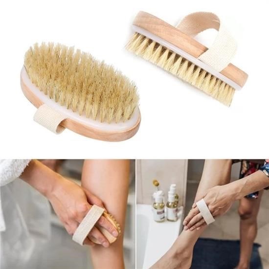 Robinanka® Doğal At Kılı Selülit Karşıtı Sapı Çıkabilen Ahşap Banyo Fırçası Robinanka® Doğal At Kılı Selülit Karşıtı Sapı Çıkabilen Ahşap Banyo Fırçası