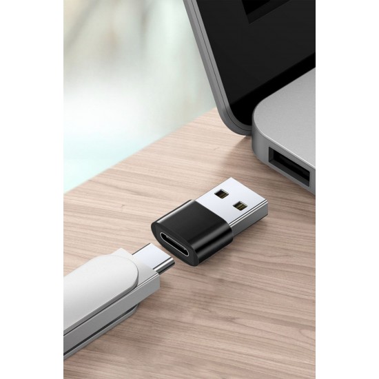 Robinanka® USB'den TYPE-C 'ye Dönüştürücü Adaptör Veri Aktarımı Sağlayıcı Şarj Data Çevirici Robinanka® USB'den TYPE-C 'ye Dönüştürücü Adaptör Veri Aktarımı Sağlayıcı Şarj Data Çevirici