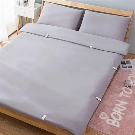 Robinanka® 4 Adet İğnesiz Yorgan Çarşaf Ve Perde Tutucu Sabitleyici Kaydırmaz Örtü Düzenleyici Klips Robinanka® 4 Adet İğnesiz Yorgan Çarşaf Ve Perde Tutucu Sabitleyici Kaydırmaz Örtü Düzenleyici Klips