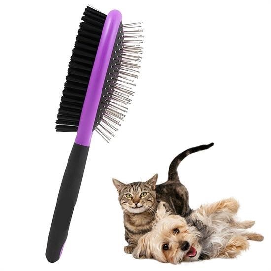 Robinanka Çok Amaçlı Çift Taraflı Kolay Evcil Hayvan Kedi Köpek Temizleme Pet Fırçası Robinanka Çok Amaçlı Çift Taraflı Kolay Evcil Hayvan Kedi Köpek Temizleme Pet Fırçası