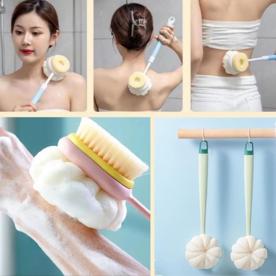 Robinanka® 2'si 1 Arada Çift Taraflı Uzun Saplı Fırçalı Banyo Vücut Sırt Fırçası Banyo Lifi Robinanka® 2'si 1 Arada Çift Taraflı Uzun Saplı Fırçalı Banyo Vücut Sırt Fırçası Banyo Lifi