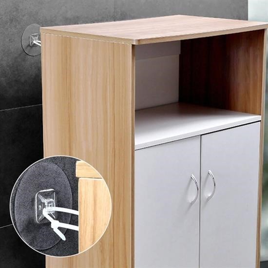 Robinanka® Yapışkanlı Eşya Sabitleyici Aparat Deprem Güvenliği Çocuk Koruma Sabitleme Aparatı 1 Çift Robinanka® Yapışkanlı Eşya Sabitleyici Aparat Deprem Güvenliği Çocuk Koruma Sabitleme Aparatı 1 Çift
