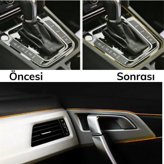 Robinanka Gold Araba Oto Trim Dekorasyon Şeridi Kauçuk Elastik Kolay Kurulum 5 metre Şerit Bant Robinanka Gold Araba Oto Trim Dekorasyon Şeridi Kauçuk Elastik Kolay Kurulum 5 metre Şerit Bant