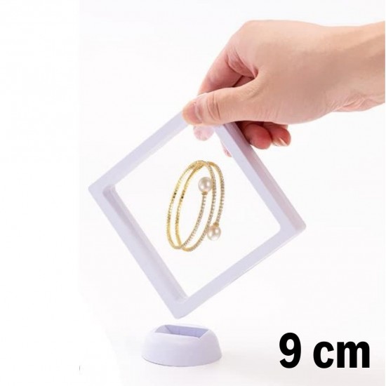 Robinanka® 9x9 cm Standlı 3D Takı Ziynet Hatıra Koleksiyon Saklama Kutusu Şeffaf Film Çerçevesi Robinanka® 9x9 cm Standlı 3D Takı Ziynet Hatıra Koleksiyon Saklama Kutusu Şeffaf Film Çerçevesi