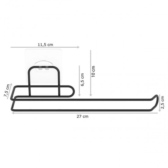Robinanka® Kendiliğinden Yapışkanlı Krom Paslanmaz Metal Havlu Kağıtlık Aparatı Robinanka® Kendiliğinden Yapışkanlı Krom Paslanmaz Metal Havlu Kağıtlık Aparatı