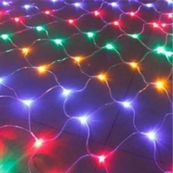 Robinanka 1x2 Metre Dekoratif File Ağ Perde 192 LED 8 Animasyonlu Farklı Işık Modu RGB Fişli Robinanka 1x2 Metre Dekoratif File Ağ Perde 192 LED 8 Animasyonlu Farklı Işık Modu RGB Fişli