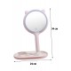 Robinanka® Kedi Kulaklı Telefon Standlı Yuvarlak Dokunmatik Led Ayarlı Masa Üstü Makyaj Aynası Robinanka® Kedi Kulaklı Telefon Standlı Yuvarlak Dokunmatik Led Ayarlı Masa Üstü Makyaj Aynası