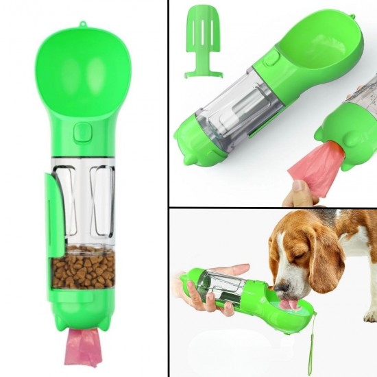 Robinanka® Taşınabilir Hazneli Mama Kaplı ,Kaka Poşetli Kedi,Köpek Suluğu-300ml Robinanka® Taşınabilir Hazneli Mama Kaplı ,Kaka Poşetli Kedi,Köpek Suluğu-300ml
