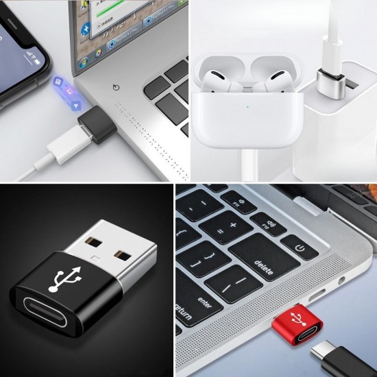 Robinanka® USB'den TYPE-C 'ye Dönüştürücü Adaptör Veri Aktarımı Sağlayıcı Şarj Data Çevirici Robinanka® USB'den TYPE-C 'ye Dönüştürücü Adaptör Veri Aktarımı Sağlayıcı Şarj Data Çevirici