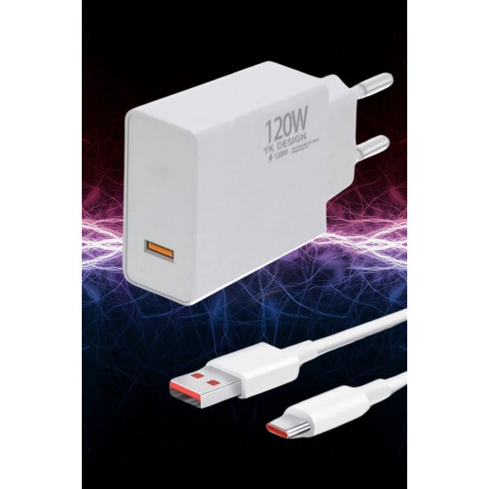 Robinanka® 120W USB Hızlı Type C Uçlu Kablolu Şarj Aleti Robinanka® 120W USB Hızlı Type C Uçlu Kablolu Şarj Aleti