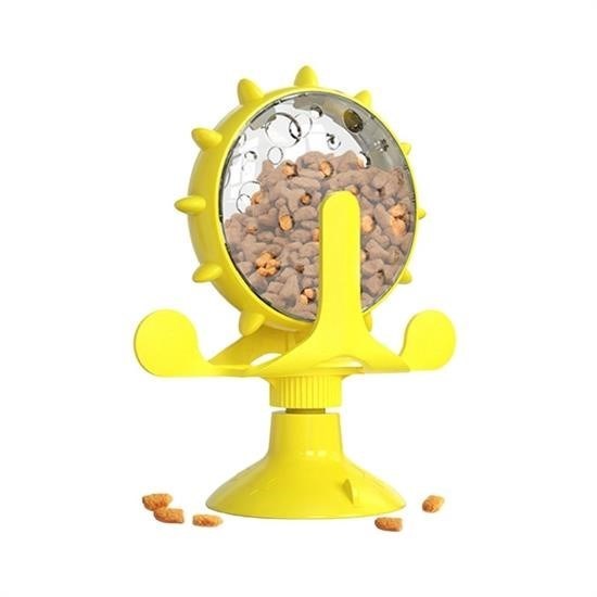 Robinanka® Vantuzlu Zilli İnteraktif Dönebilen Mama Kaplı Renkli Eğlenceli Eğitici Kedi Oyuncağı Robinanka® Vantuzlu Zilli İnteraktif Dönebilen Mama Kaplı Renkli Eğlenceli Eğitici Kedi Oyuncağı