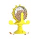 Robinanka® Vantuzlu Zilli İnteraktif Dönebilen Mama Kaplı Renkli Eğlenceli Eğitici Kedi Oyuncağı Robinanka® Vantuzlu Zilli İnteraktif Dönebilen Mama Kaplı Renkli Eğlenceli Eğitici Kedi Oyuncağı