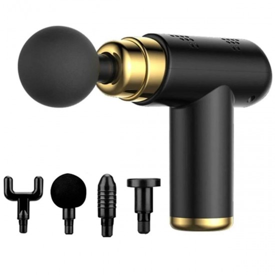 Robinanka® 4 Başlıklı USB Şarj Olabilen Masaj Tabancası
