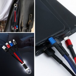 Robinanka Işıklı Anahtarlık Model 3 in 1 USB Çıkışlı MİKRO,TYPE-C ve İphone Uyumlu Şarj Kablosu Robinanka Işıklı Anahtarlık Model 3 in 1 USB Çıkışlı MİKRO,TYPE-C ve İphone Uyumlu Şarj Kablosu