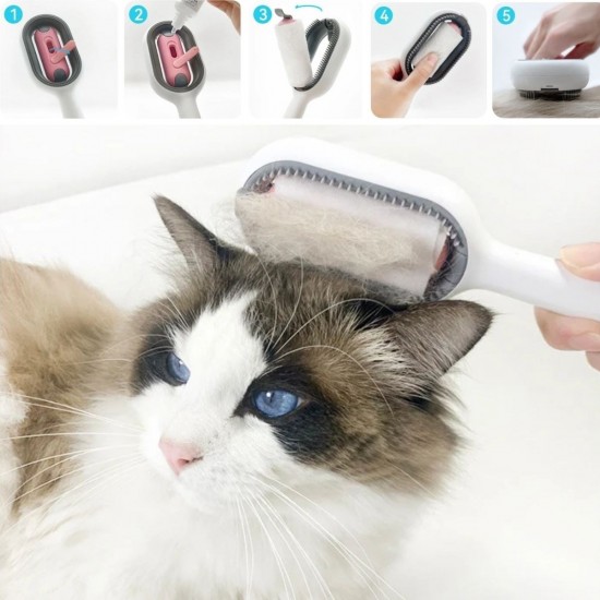 Robinanka® Su Hazneli Kedi ve Köpek Tüyü Toplamama Fırçası Su Hazneli Pet Tarağı Robinanka® Su Hazneli Kedi ve Köpek Tüyü Toplamama Fırçası Su Hazneli Pet Tarağı