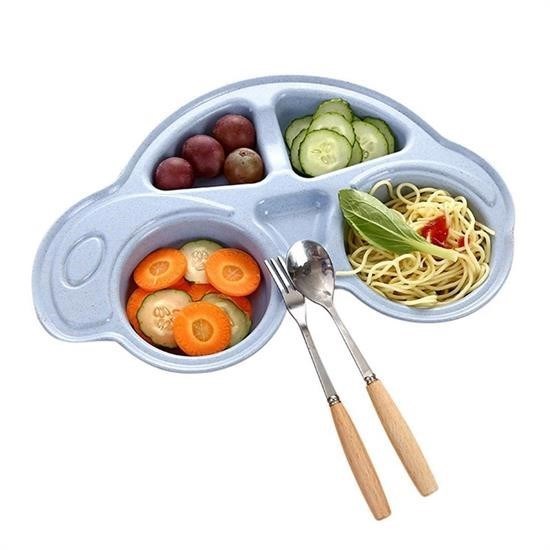 Robinanka® Bebekler İçin Araba Şeklinde Sevimli Mama Tabağı Çocuk Tabldot Robinanka® Bebekler İçin Araba Şeklinde Sevimli Mama Tabağı Çocuk Tabldot