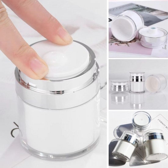 Robinanka® Hava Pompalı Doldurulabilir Vakumlu Krem,Fondoten Sıvı Kozmetik Ürün Şişesi Robinanka® Hava Pompalı Doldurulabilir Vakumlu Krem,Fondoten Sıvı Kozmetik Ürün Şişesi