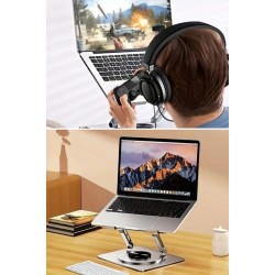 Robinanka 360 Derece Dönebilen Hava Aldıran Laptop Standı Robinanka 360 Derece Dönebilen Hava Aldıran Laptop Standı