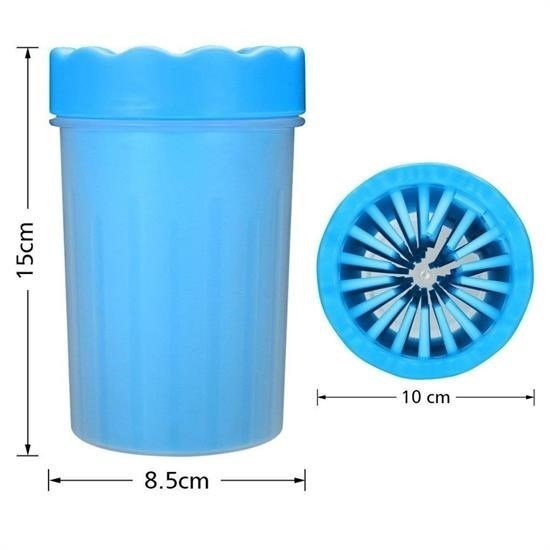 Robinanka® Silikon Jel Fırçalı Kedi Köpek Pati Ayak Temizleme Kovası Büyük Robinanka® Silikon Jel Fırçalı Kedi Köpek Pati Ayak Temizleme Kovası Büyük