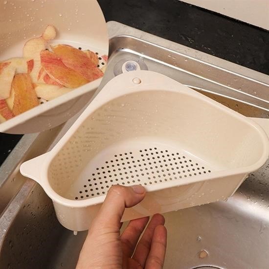 Robinanka Vantuzlu Üçgen Sebze Meyve  Lavabo Raf Evye Süzgeç Sünger Tutucu Düzenleyici Mutfak Organize Robinanka Vantuzlu Üçgen Sebze Meyve  Lavabo Raf Evye Süzgeç Sünger Tutucu Düzenleyici Mutfak Organize