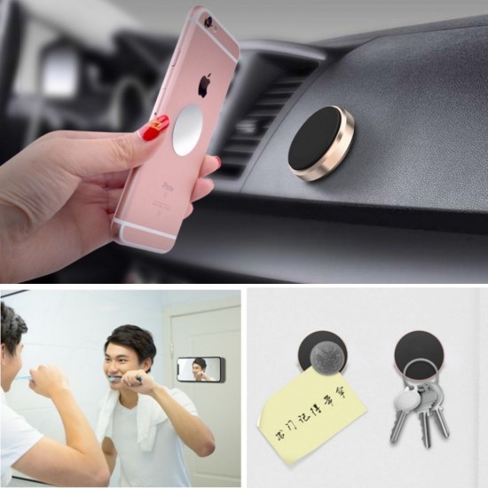 Robinanka® Tüm Modellerle Uyumlu Manyetik Araç İçi Telefon Tutucu Çok Amaçlı Güçlü Mıknatıs Tutucu