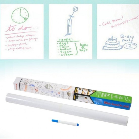 Robinanka® Silinebilir Kalemli Sticker Duvara Yapışabilen Yazı Tahtası 60x100 cm Robinanka® Silinebilir Kalemli Sticker Duvara Yapışabilen Yazı Tahtası 60x100 cm
