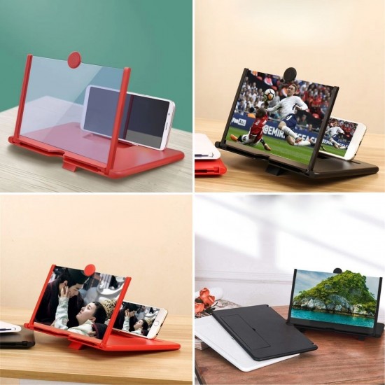 Robinanka® Telefon ve Tablet Ekran Büyütücü Aparat Kırmızı Robinanka® Telefon ve Tablet Ekran Büyütücü Aparat Kırmızı