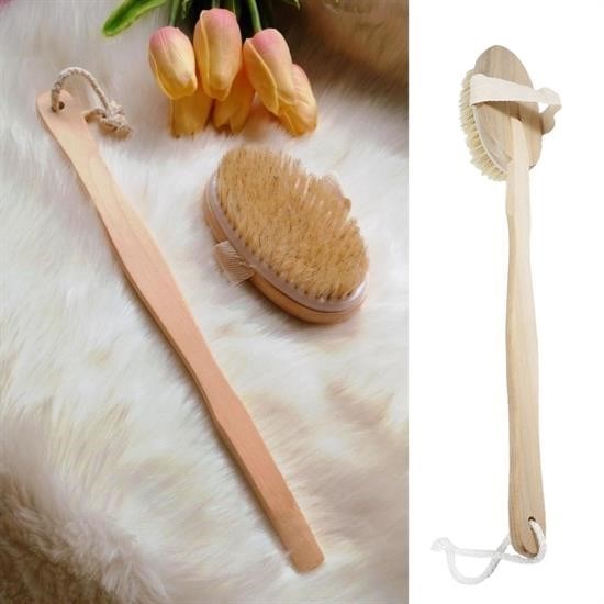 Robinanka® Doğal At Kılı Selülit Karşıtı Sapı Çıkabilen Ahşap Banyo Fırçası Robinanka® Doğal At Kılı Selülit Karşıtı Sapı Çıkabilen Ahşap Banyo Fırçası